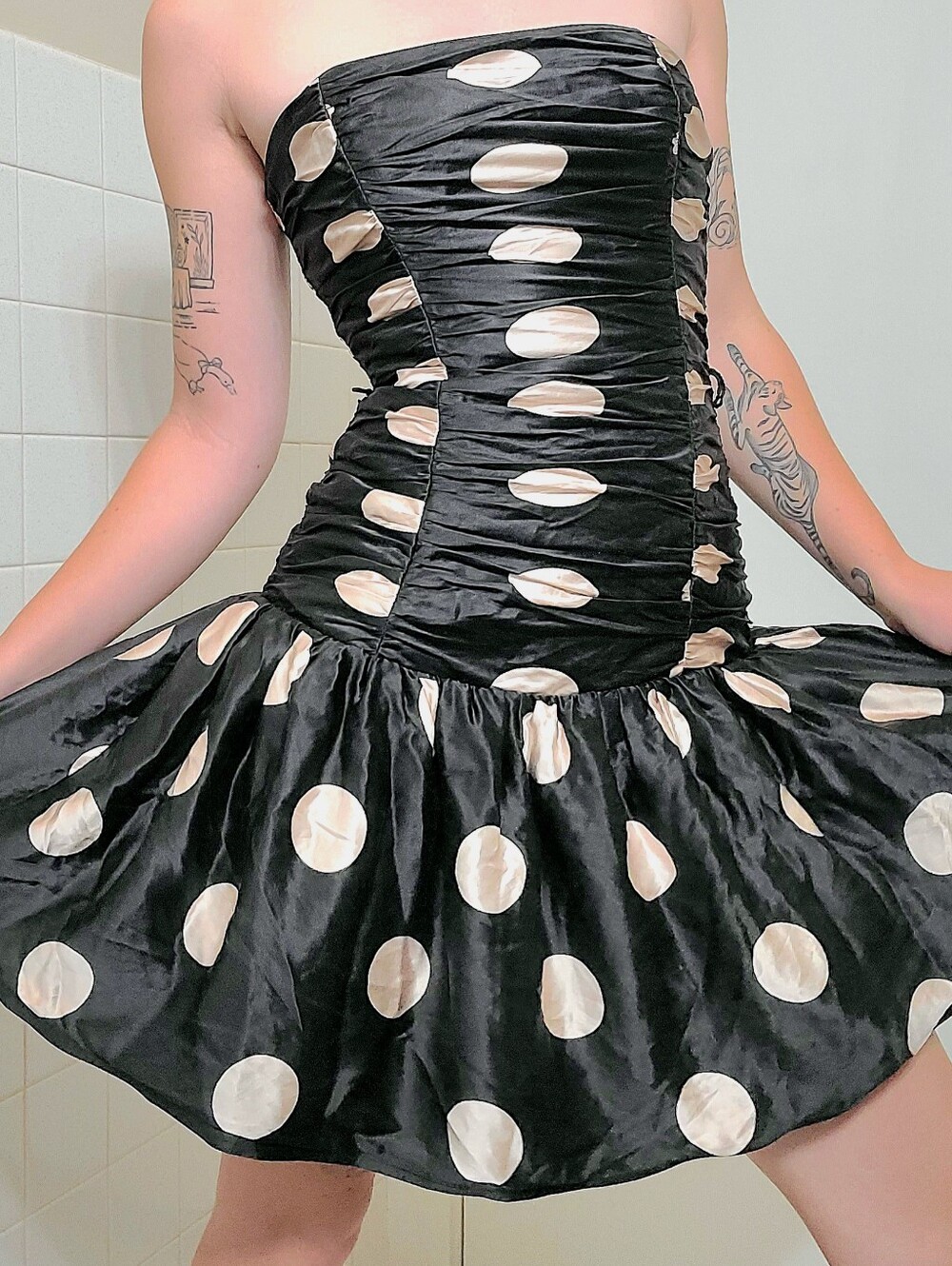 silk bebe dress